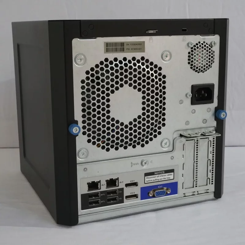 HPE ProLiant MicroServer Gen10, X3216 APU, 8GB ECC, 480GB SSD, 5TB HDD, WS